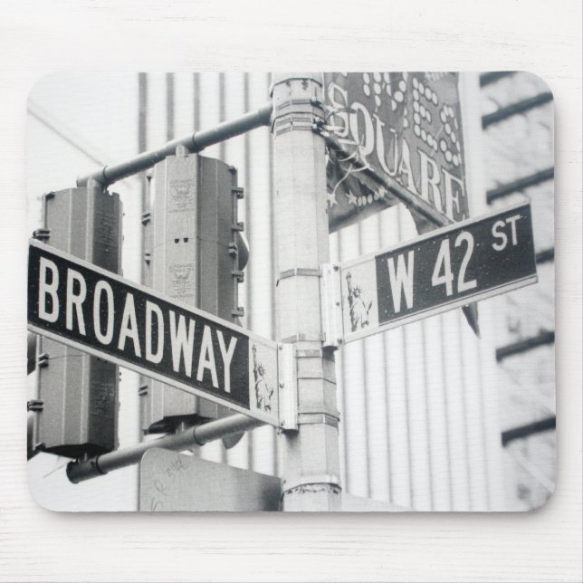 Tapis De Souris Times Square Mousepad de Broadway (Devant)