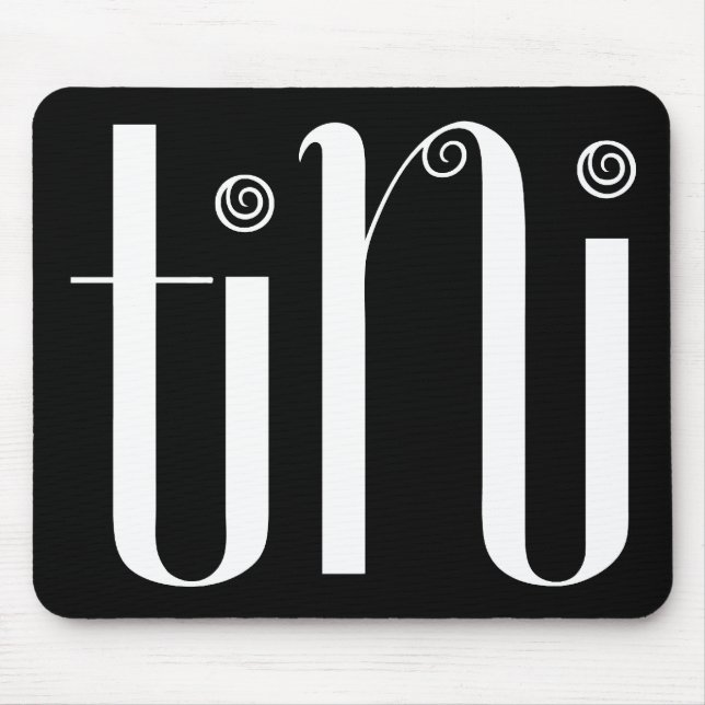 Tapis De Souris Tini Mousepad blanc (Devant)