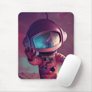 Tapis De Souris Tiny Pink Alien