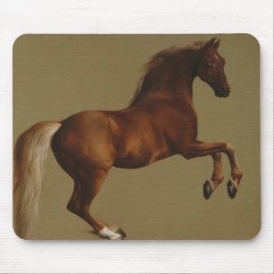 Tapis De Souris Tir à blanc sur le cheval (par George Stubbs)