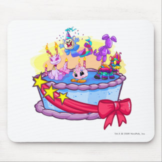 Tapis De Souris Tir de groupe de gâteau d'anniversaire