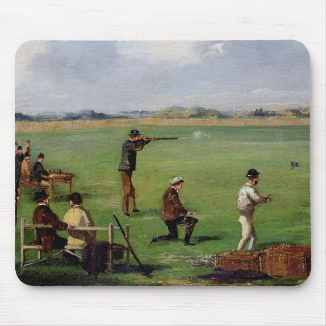 Tapis De Souris Tir (huile sur le papier) (Devant)