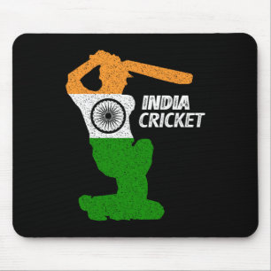 Tapis De Souris Tir limite de l'entraîneur de cricket d'Inde avec