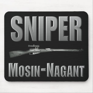 Tapis De Souris Tireur isolé Mosin-Nagant Mousepad