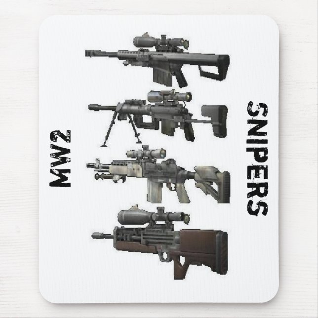 Tapis De Souris Tireurs isolés MW2 (Devant)