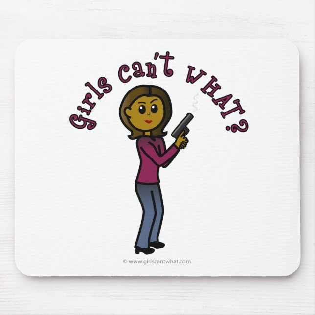 Tapis De Souris Tireuse à bec noire (Devant)