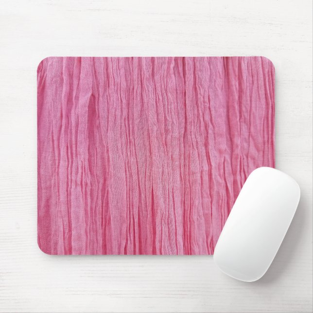 Tapis De Souris Tissu de crêpe rose (Avec souris)