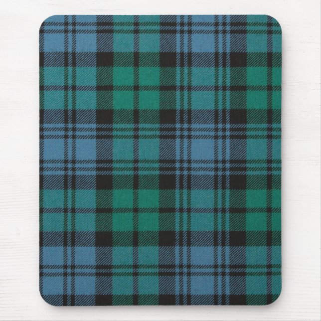 Tapis De Souris tissu motif écossais Campbell Mousepad (Devant)