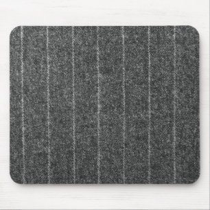 Tapis De Souris Tissu noir gris rayé gris gris rayé