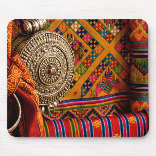 Tapis De Souris Tissus, Bhoutan (Devant)