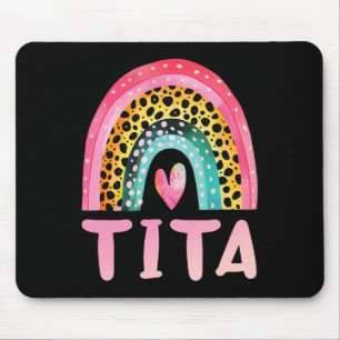 Tapis De Souris Tita Rainbow Fête des mères Amour mignon