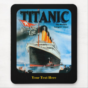 Tapis De Souris Titanic - Personnalisé