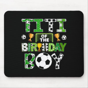 Tapis De Souris Titi du joueur de football du garçon d'anniversair
