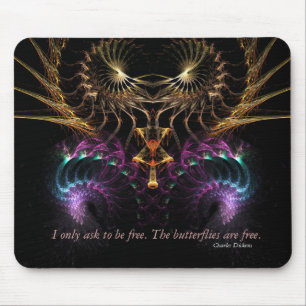 Tapis De Souris To be Free.. Quote Mousepad