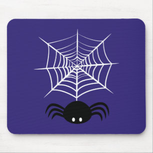 Tapis De Souris Toile d'araignée Halloween