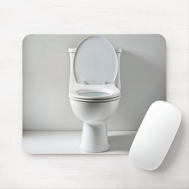 Tapis De Souris Toilette Propre Blanche (Avec souris)