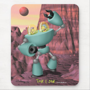 Tapis De Souris Tok & Jok TokBot vs JokBot Mousepad