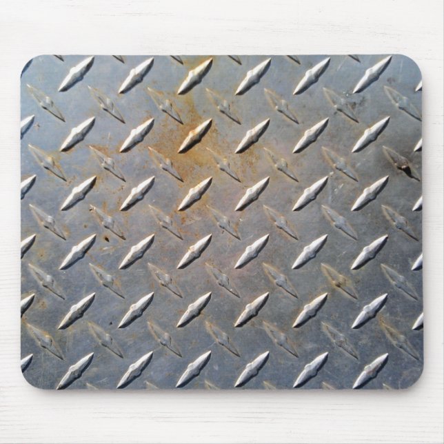 Tapis De Souris Tôle d'acier diamantée robuste graphique (Devant)