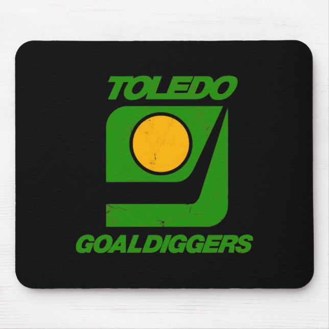 Tapis De Souris Toledo Goaldiggers 70s80s Hockey Team  (Devant)