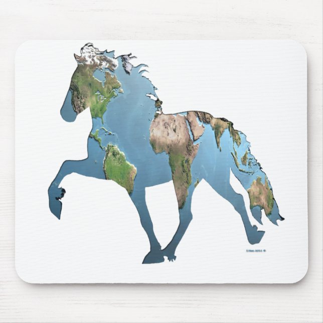 Tapis De Souris Toltant le Monde (Devant)