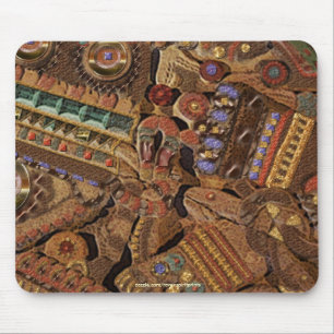 Tapis De Souris TOLTEC CARVANT la culture antique Mousepad