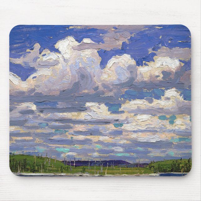 Tapis De Souris Tom Thomson tableau, Jour d'été (Devant)
