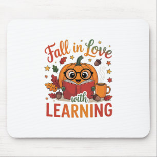Tapis De Souris Tombez amoureux de l'apprentissage Autum Thanksgiv