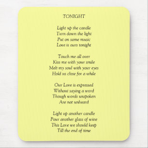 Tapis De Souris TONIGHT/Love