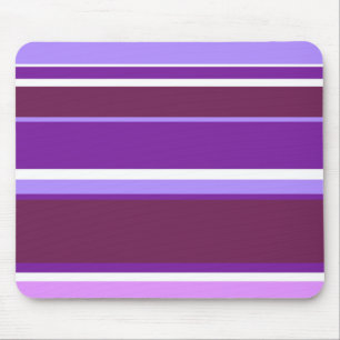 Tapis De Souris Tons de rayures violettes