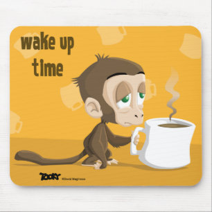 Tapis De Souris Tooky Wake Up Time Mousepad