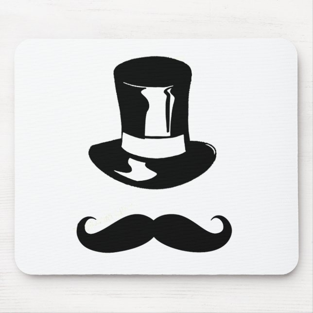 Tapis De Souris Tophat et Moustache (Devant)