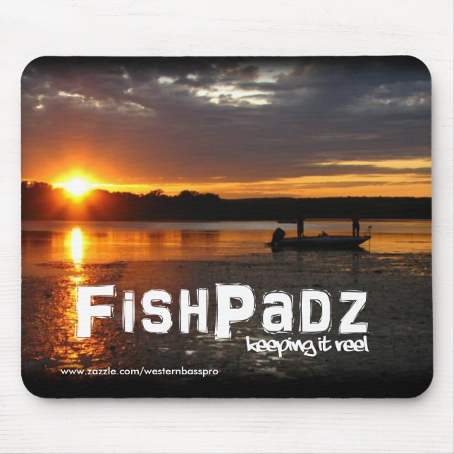 Tapis De Souris Topwater pêchant Mousepad (Devant)