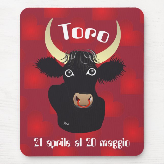 Tapis De Souris Toro 21 avril 20 maggio Tappetini per mouse (Devant)