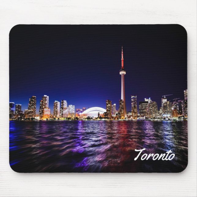 Tapis De Souris Toronto par nuit (Devant)