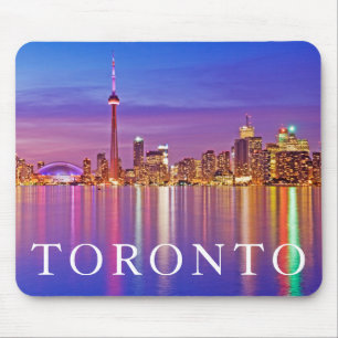 Tapis De Souris Toronto Skyline au crépuscule