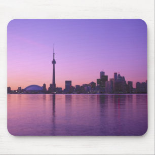 Tapis De Souris Toronto Skyline la nuit, Ontario, Canada
