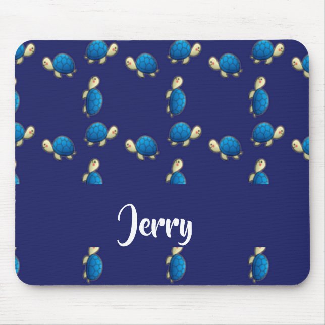 Tapis De Souris tortue bleue (Devant)