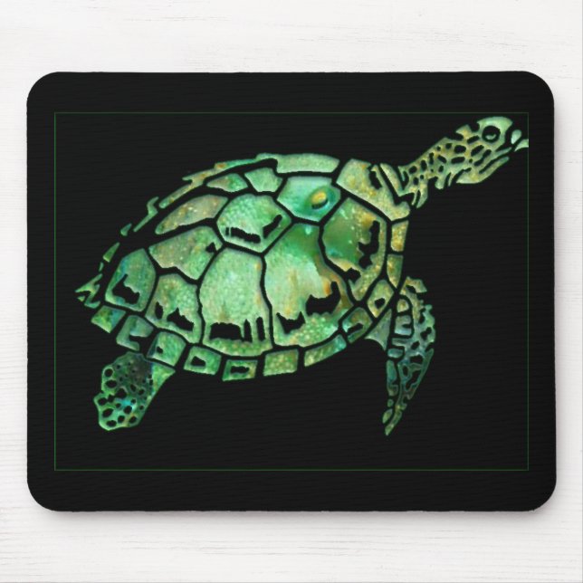 Tapis De Souris Tortue de Hawksbill (Devant)