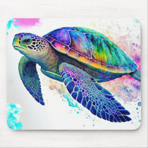 Tapis De Souris Tortue de mer Océan Marine Life Beach Nature
