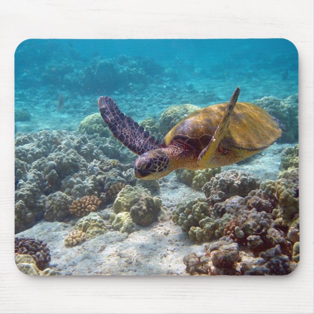 Tapis De Souris Tortue de mer verte (Devant)