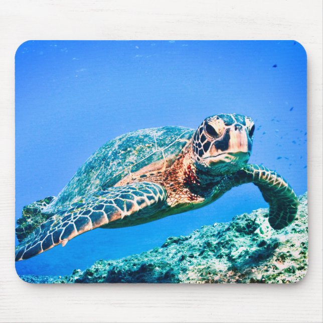 Tapis De Souris Tortue de mer verte (Devant)