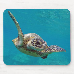 Tapis De Souris Tortue de mer verte d'Hawaii - Honu
