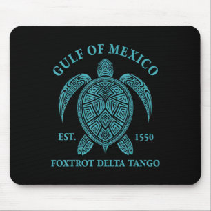 Tapis De Souris Tortue Du Golfe Du Mexique Delta Tango Est 1550
