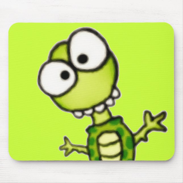 Tapis De Souris Tortue maladroite Mousepad (Devant)
