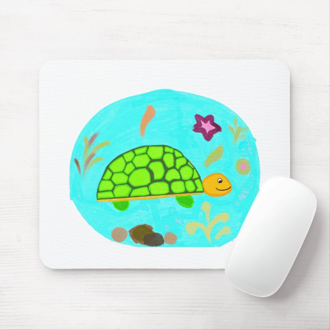 Tapis De Souris tortue Souris (Avec souris)