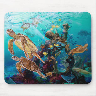 Tapis De Souris Tortues de mer
