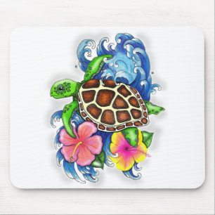 Tapis De Souris Tortues de mer tropicales