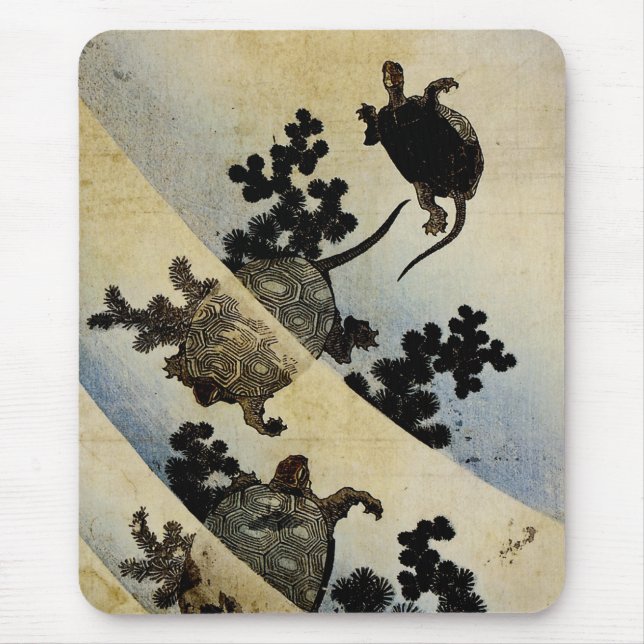 Tapis De Souris Tortues de natation (Devant)