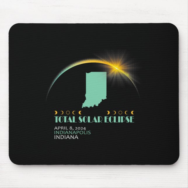 Tapis De Souris Total 2024 Solar Eclipse 2024 040824 V1 (Devant)
