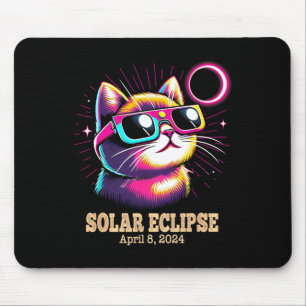Tapis De Souris Total Chat Éclipse Solaire 8 avril
